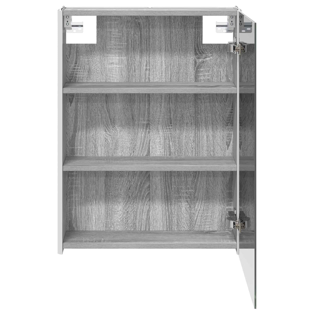 Kupaonski ormar s ogledalom Siva Sonoma 53,5 x 15,5 x 70 cm