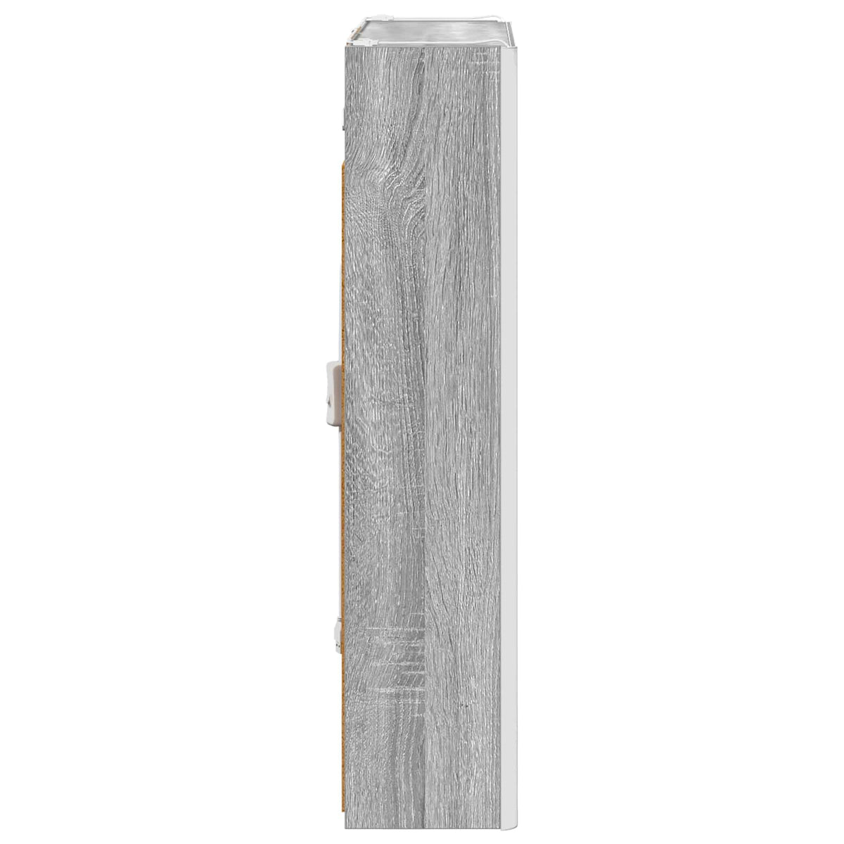 Kupaonski ormar s ogledalom Siva Sonoma 53,5 x 15,5 x 70 cm