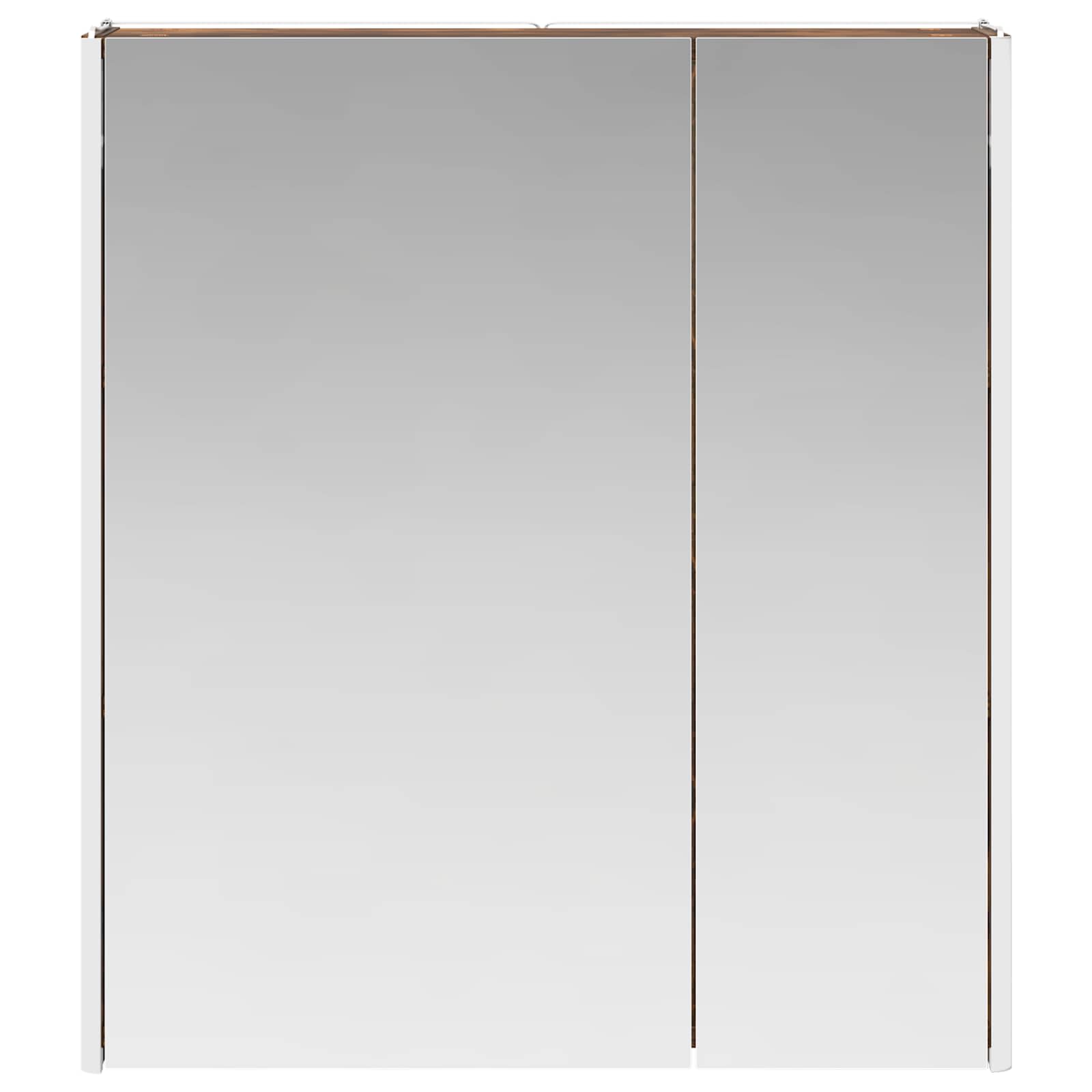 Kupaonski ormar s ogledalom Dimljeni hrast 63,5 x 15,5 x 70 cm