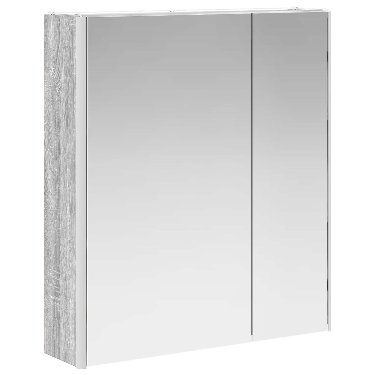 Kupaonski ormar s ogledalom Siva Sonoma 63,5 x 15,5 x 70 cm