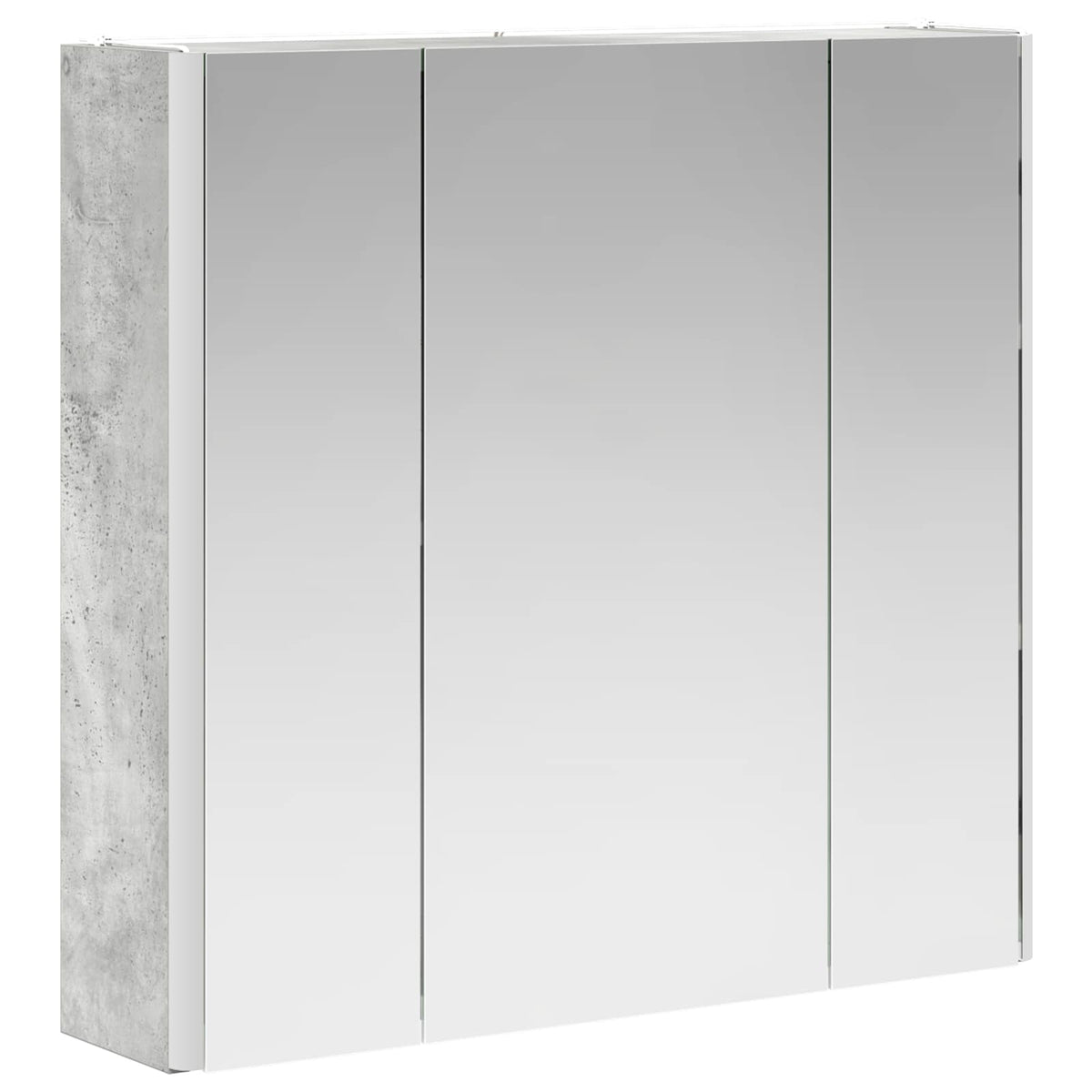 Kupaonski ormar s ogledalom Betonski sivi 63,5 x 15,5 x 60,5 cm
