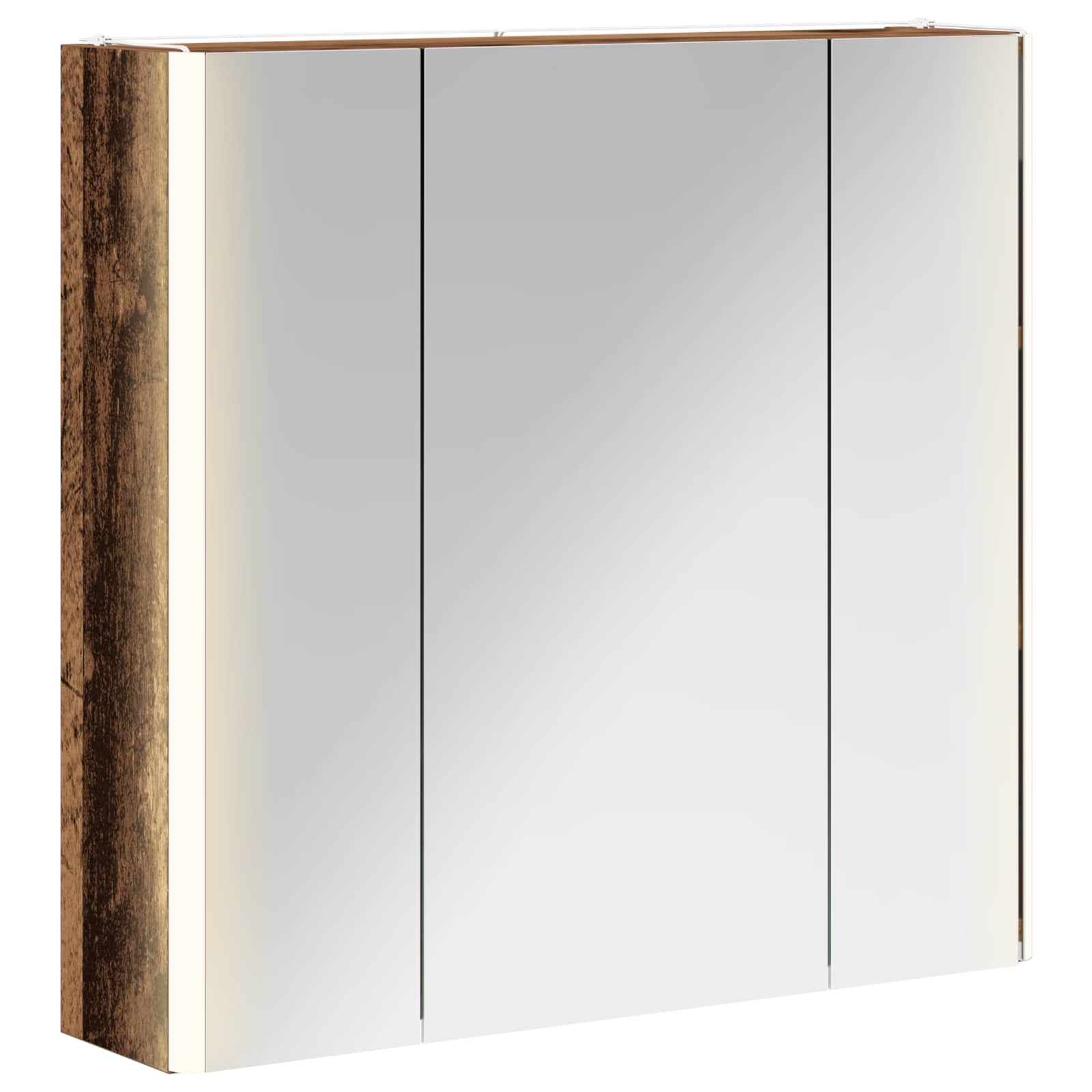 Kupaonski ormar s ogledalom Staro drvo 63,5 x 15,5 x 60,5 cm