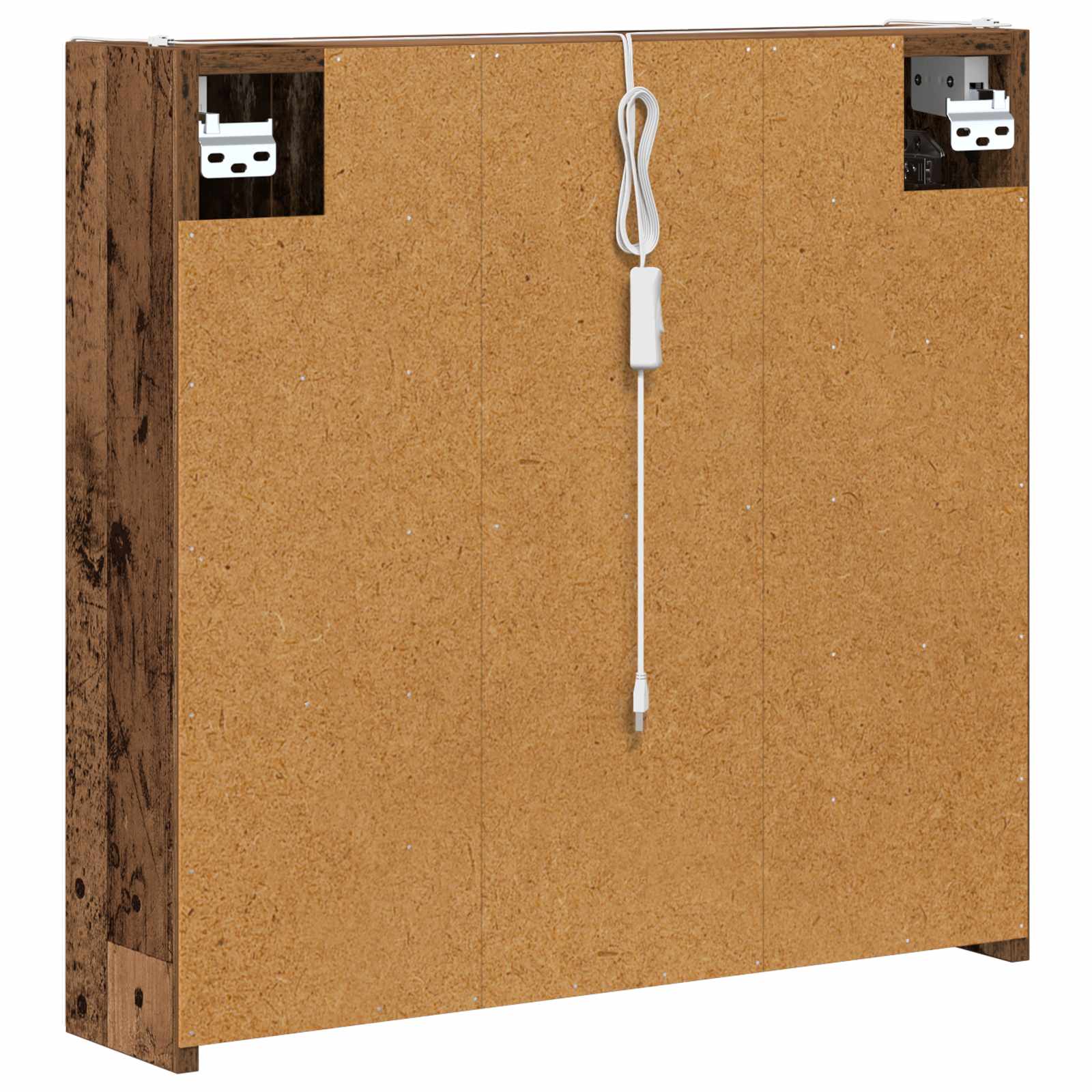 Kupaonski ormar s ogledalom Staro drvo 63,5 x 15,5 x 60,5 cm