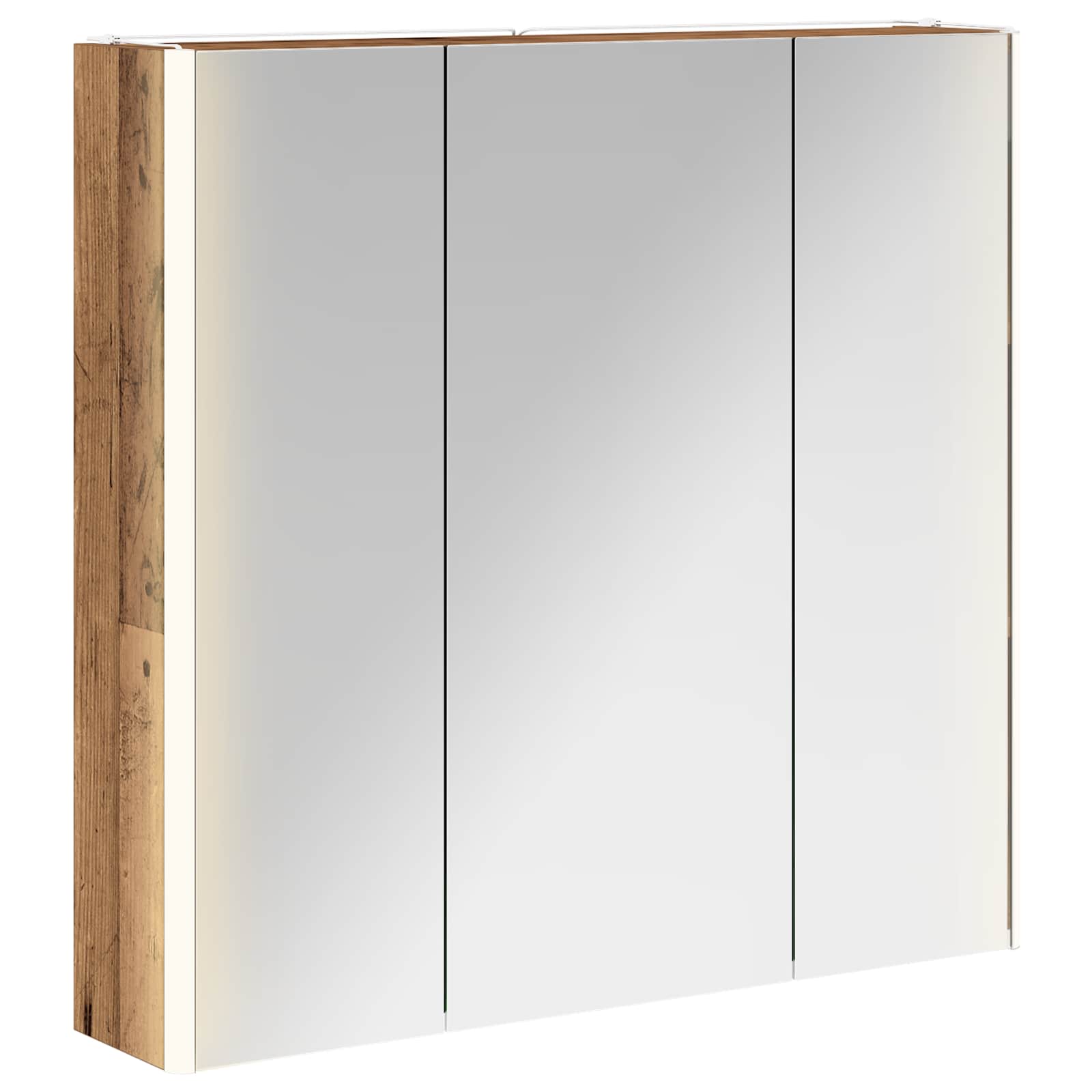 Kupaonski ormar s ogledalom Staro drvo 73.5 x 15.5 x 70 cm