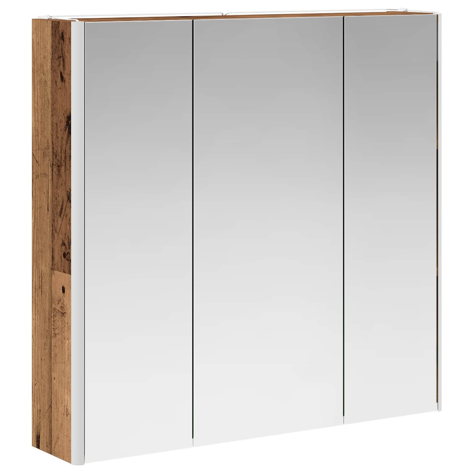 Kupaonski ormar s ogledalom Staro drvo 73.5 x 15.5 x 70 cm