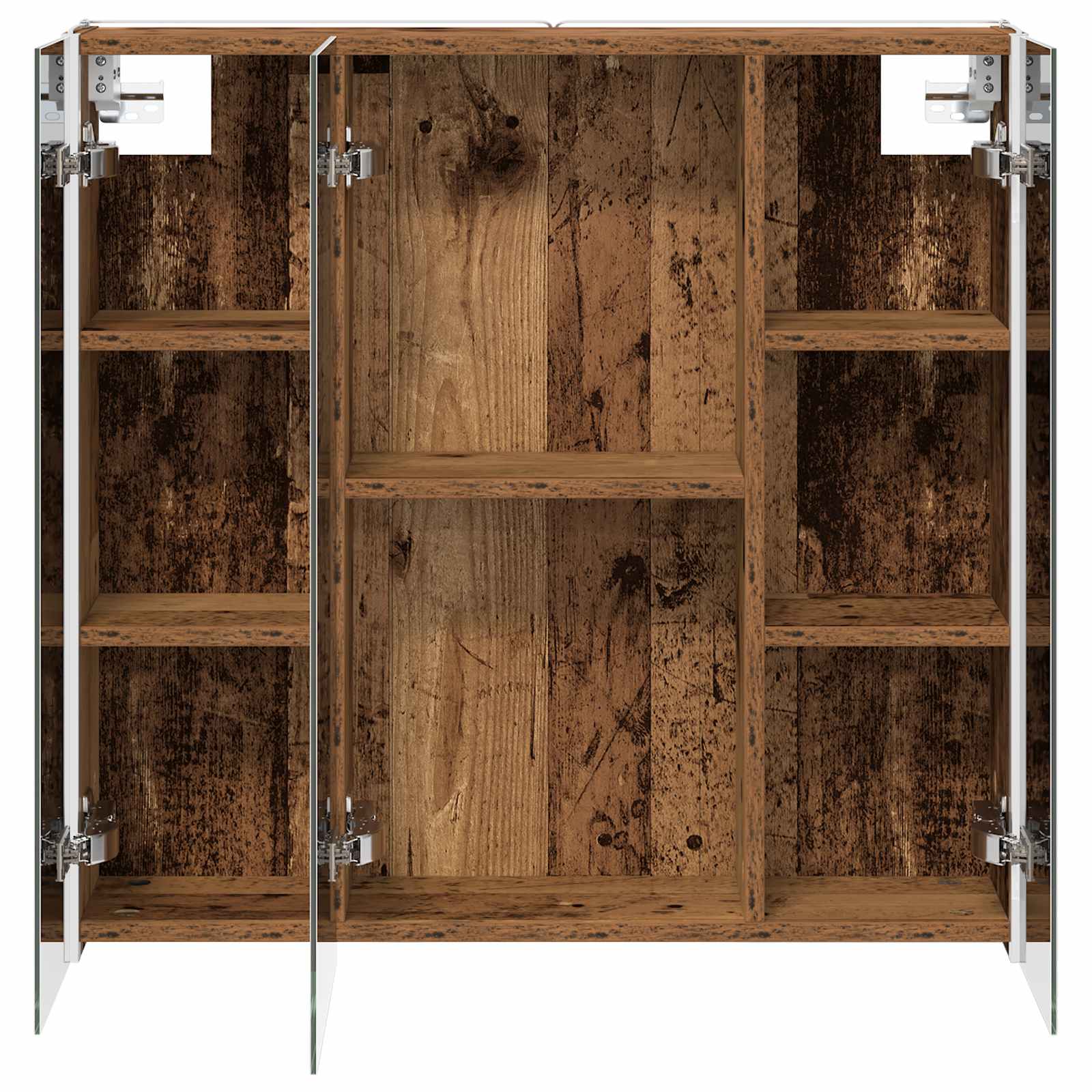Kupaonski ormar s ogledalom Staro drvo 73.5 x 15.5 x 70 cm