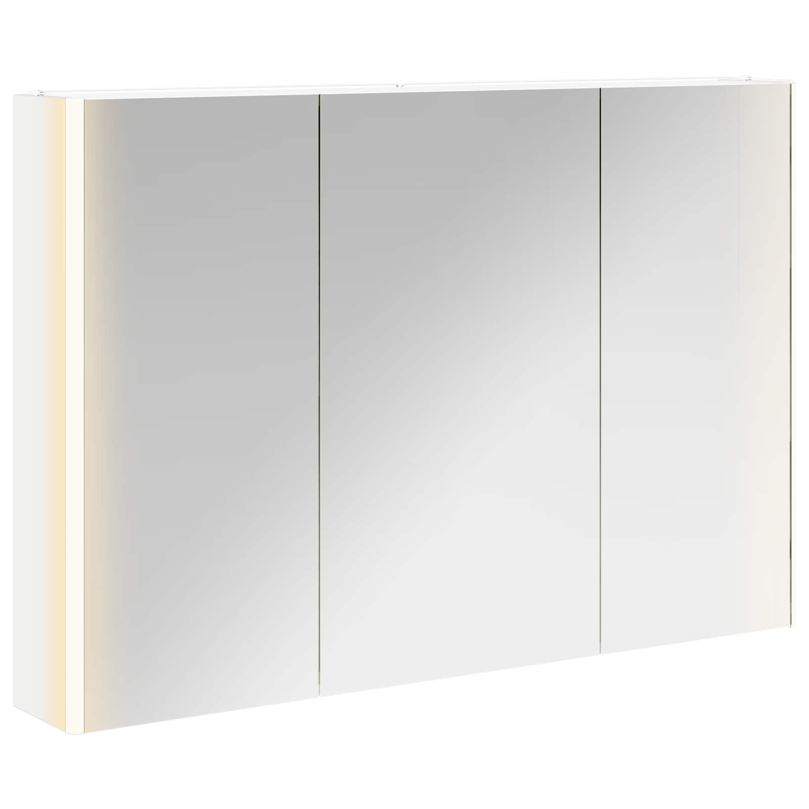 Kupaonski ormar s ogledalom Bijelo 103,5 x 15,5 x 70 cm