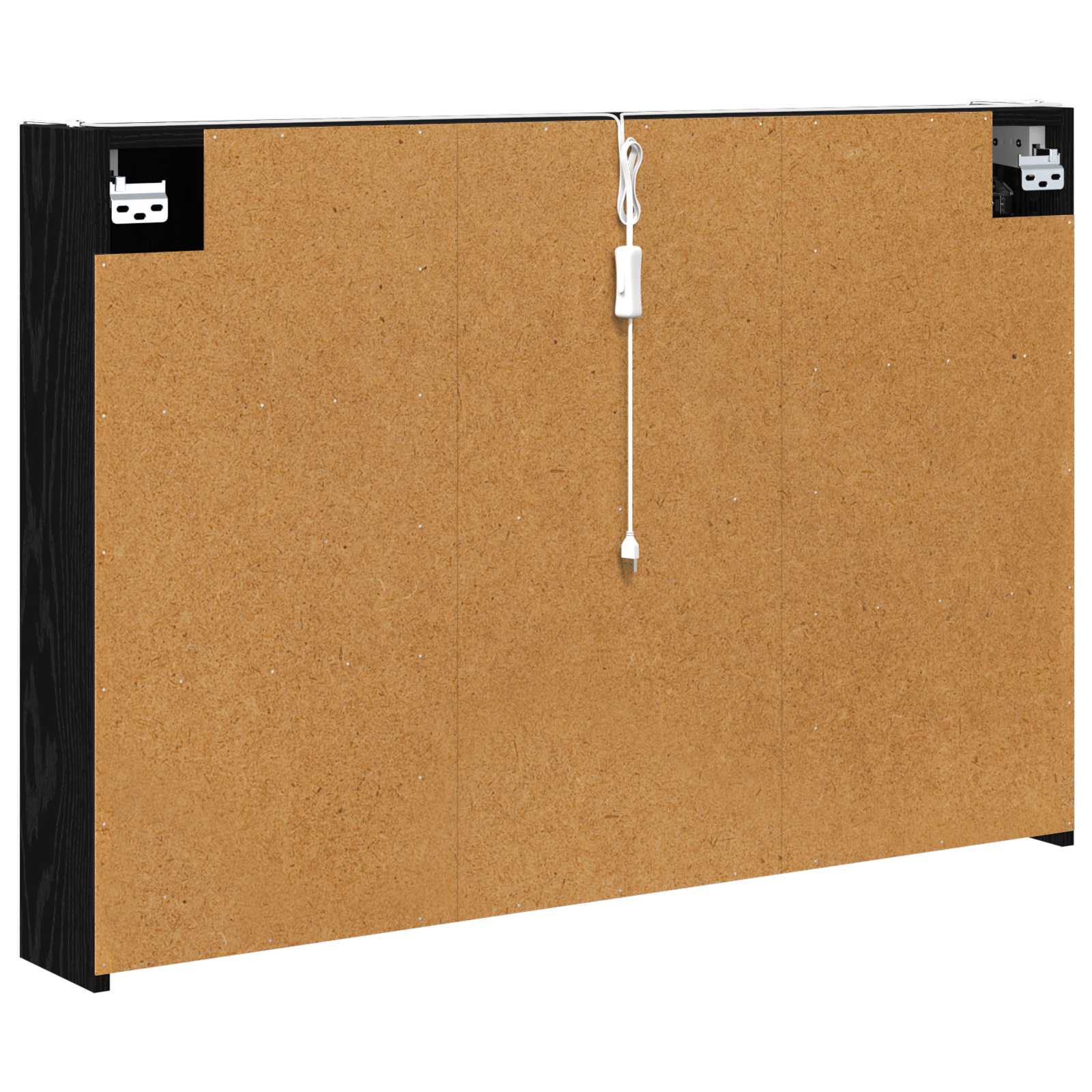 Kupaonski ormar s ogledalom Crni hrast 103,5 x 15,5 x 70 cm