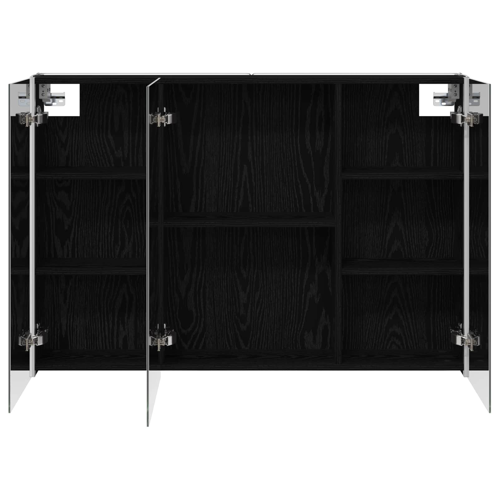 Kupaonski ormar s ogledalom Crni hrast 103,5 x 15,5 x 70 cm