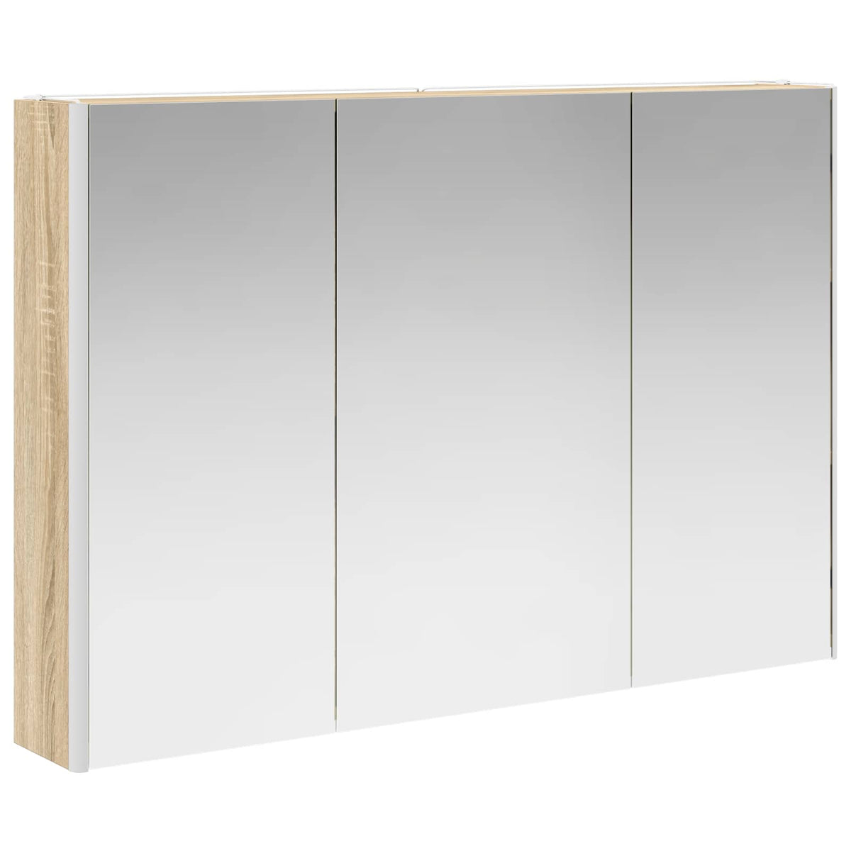 Kupaonski ormar s ogledalom Sonoma hrast 103,5 x 15,5 x 70 cm