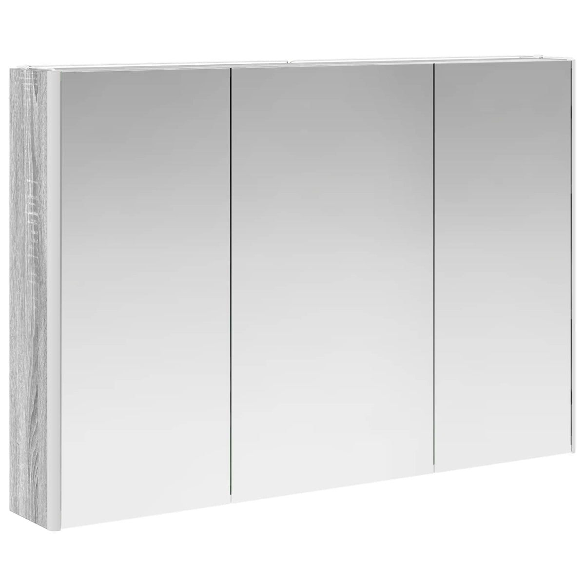 Kupaonski ormar s ogledalom Siva Sonoma 103,5 x 15,5 x 70 cm