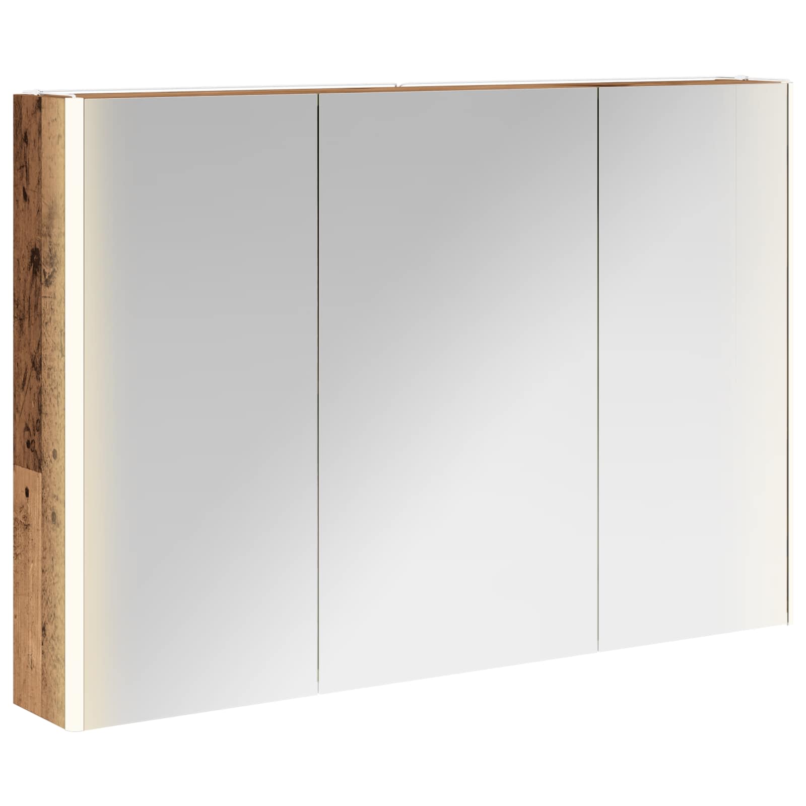 Kupaonski ormar s ogledalom Staro drvo 103,5 x 15,5 x 70 cm