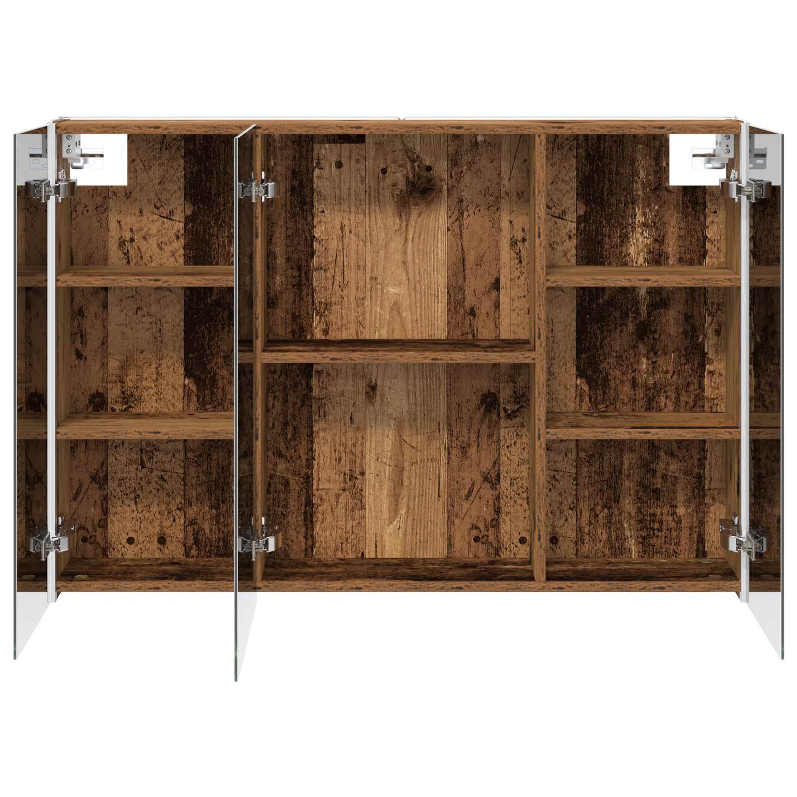 Kupaonski ormar s ogledalom Staro drvo 103,5 x 15,5 x 70 cm