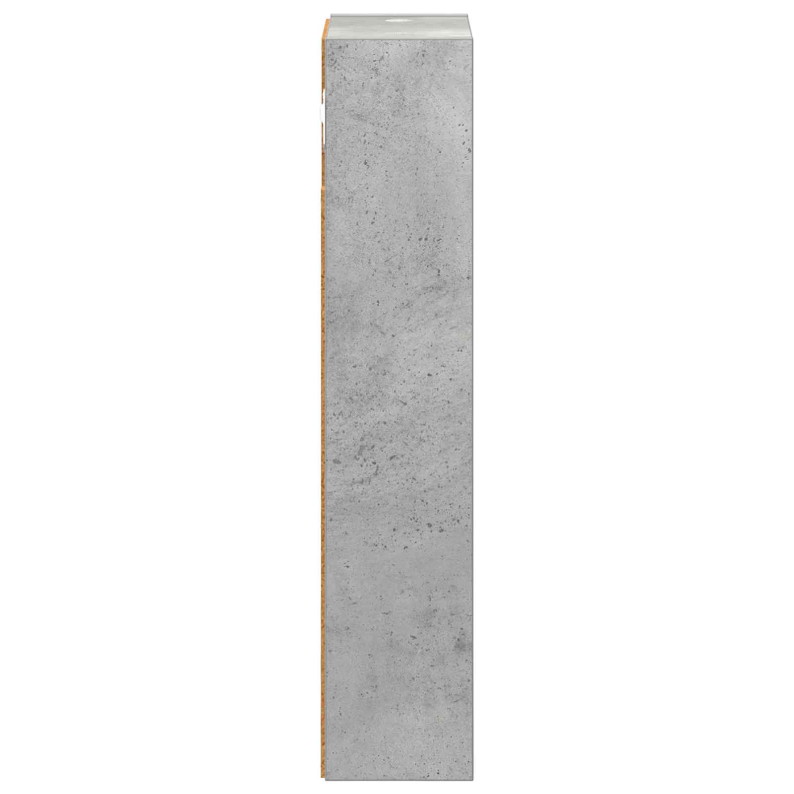 Kupaonski zidni ormarić s policom Betonsko Siva 20 x 10 x 50 cm