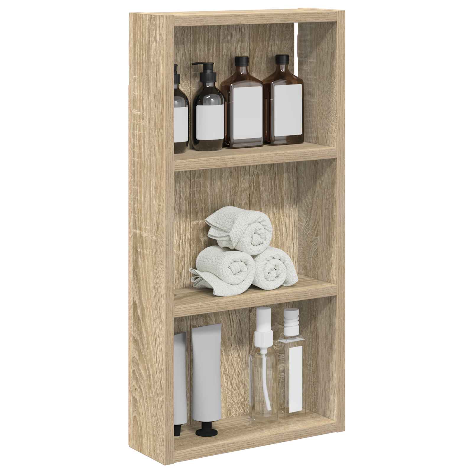 Kupaonski zidni ormarić Zidne Sonoma hrast 30 x 10 x 60,5 cm