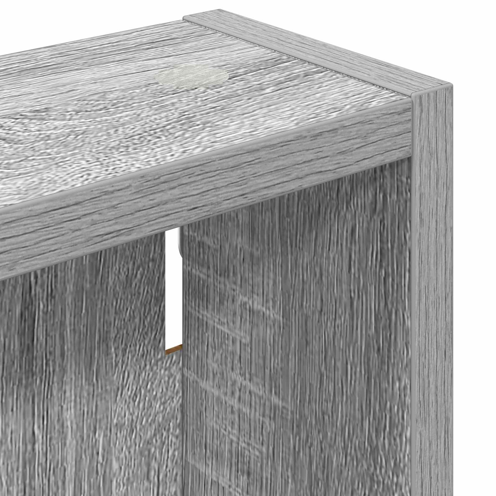 Kupaonski zidni ormarić s policom Sivi Sonoma 30 x 10 x 60,5 cm