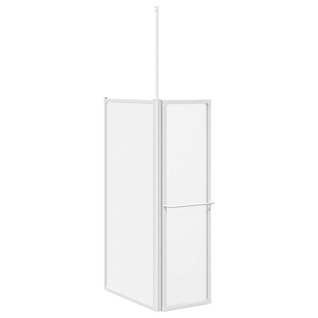 Zavjesa za kadu Matirano 120 x 70 x 137 cm Aluminij
