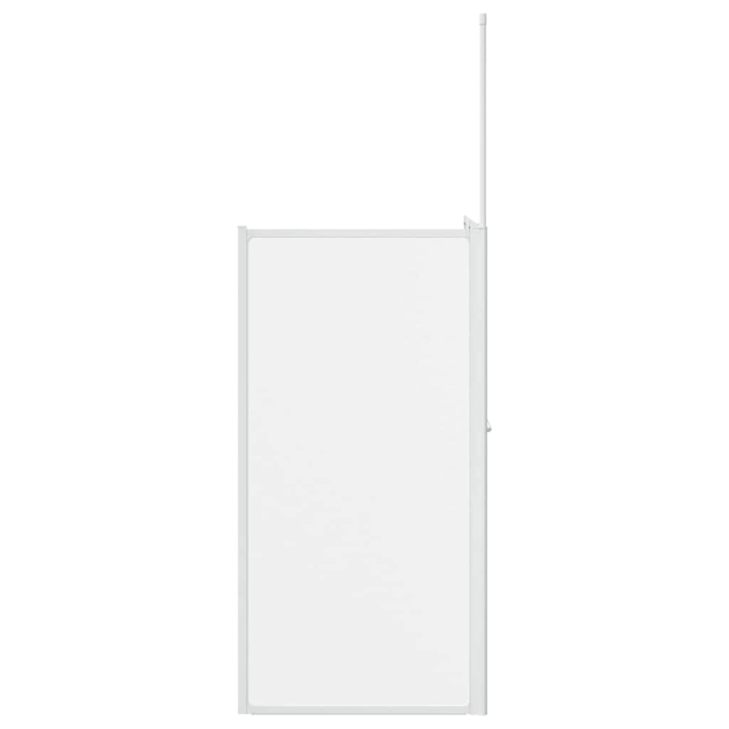 Zavjesa za kadu Matirano 120 x 70 x 137 cm Aluminij