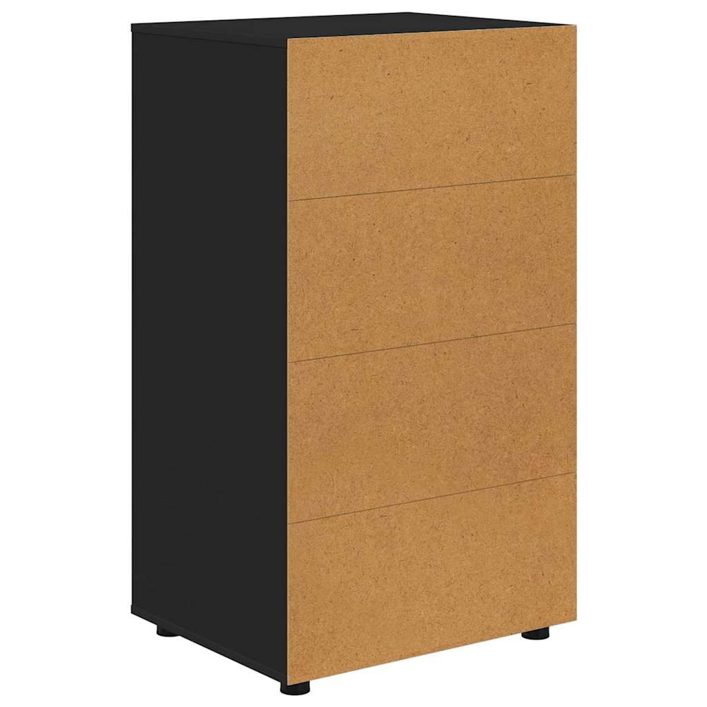 Ormari za skladištenje Crna 60 x 48 x 105 cm Konstruirano drvo