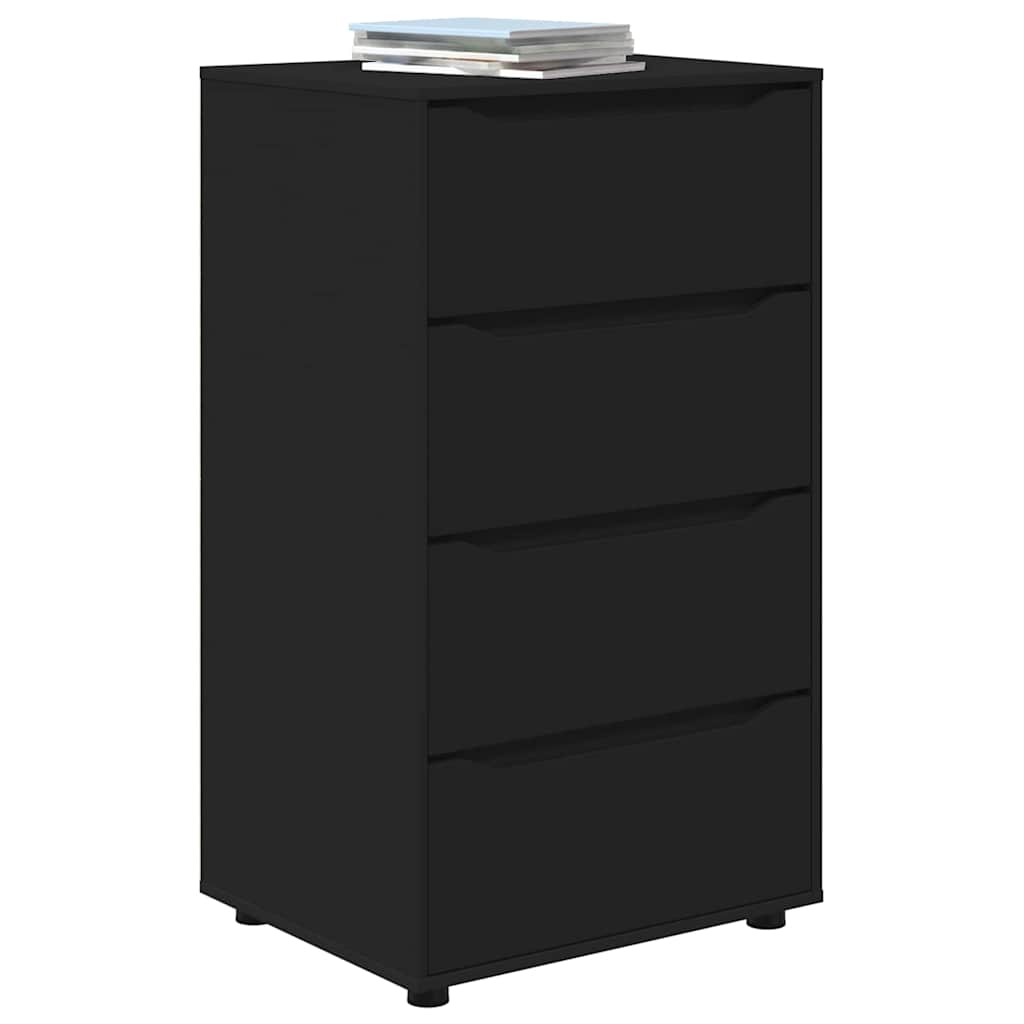 Ormari za skladištenje Crna 60 x 48 x 105 cm Konstruirano drvo