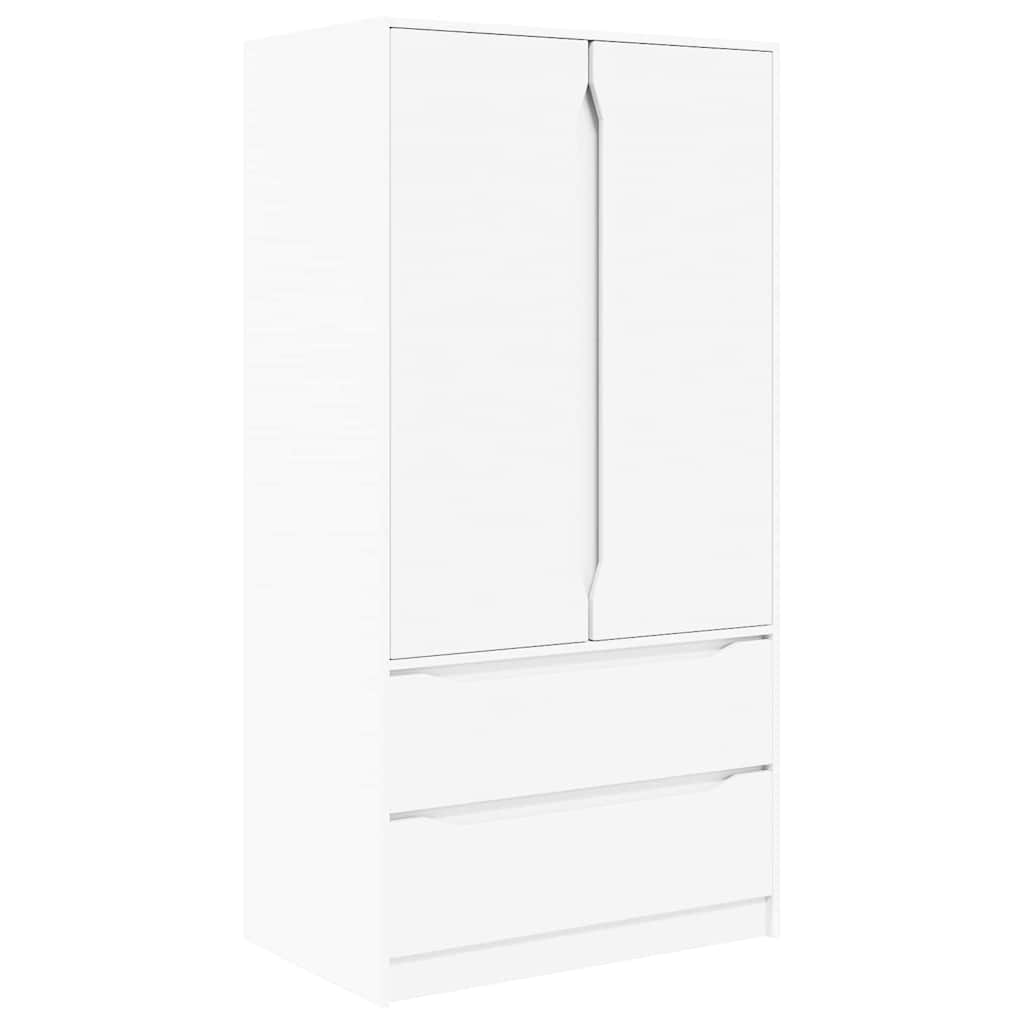 Ormarić s vratima Bijeli 79,5 x 49 x 156 cm Konstrukcijsko drvo