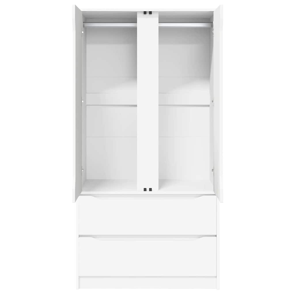 Ormarić s vratima Bijeli 79,5 x 49 x 156 cm Konstrukcijsko drvo