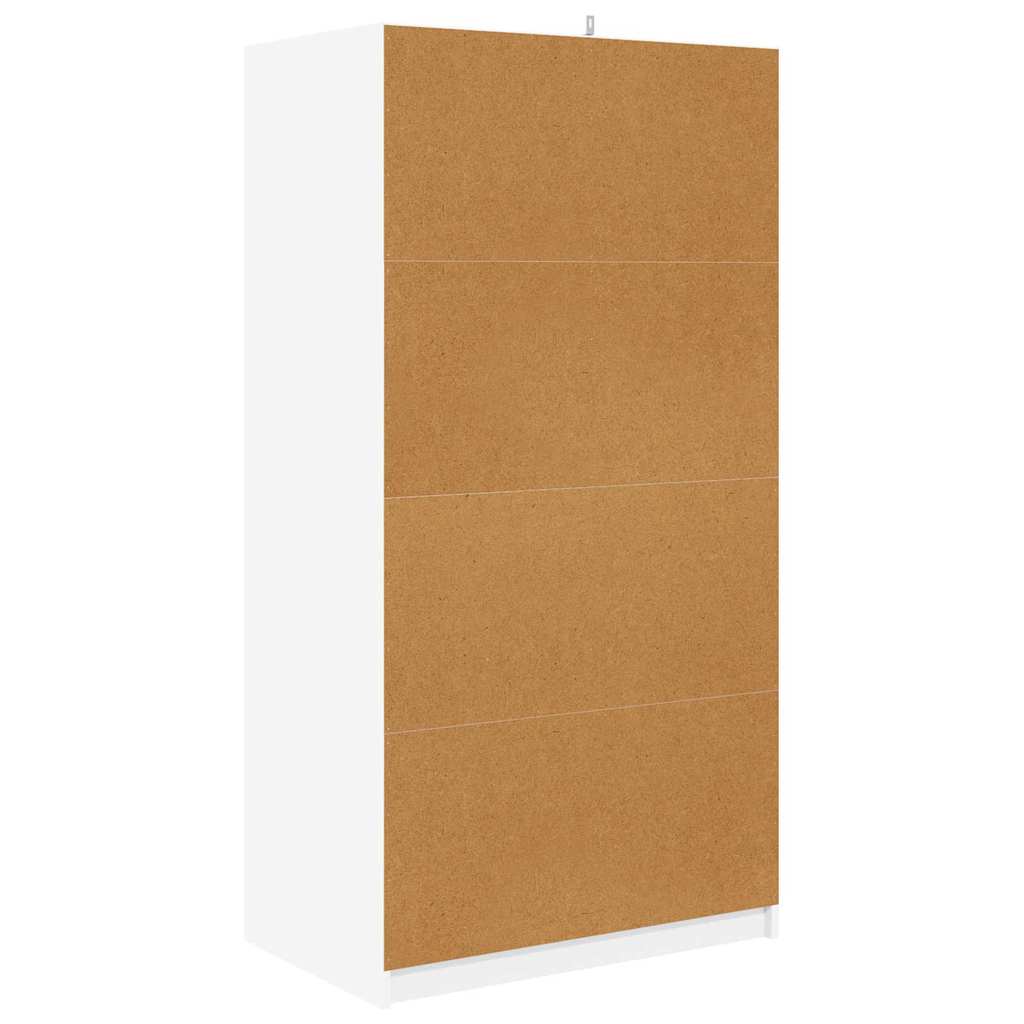 Ormarić s vratima Bijeli 79,5 x 49 x 156 cm Konstrukcijsko drvo