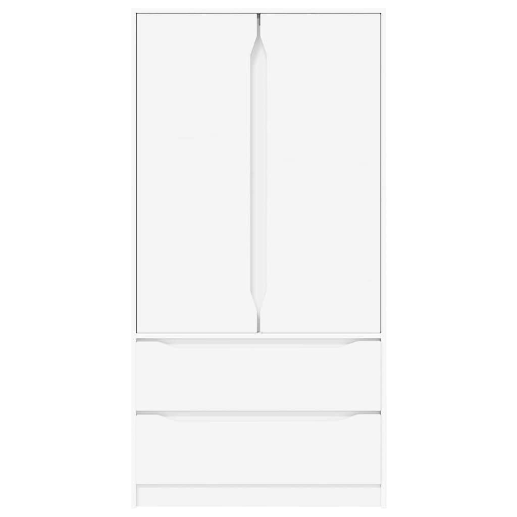 Ormarić s vratima Bijeli 79,5 x 49 x 156 cm Konstrukcijsko drvo