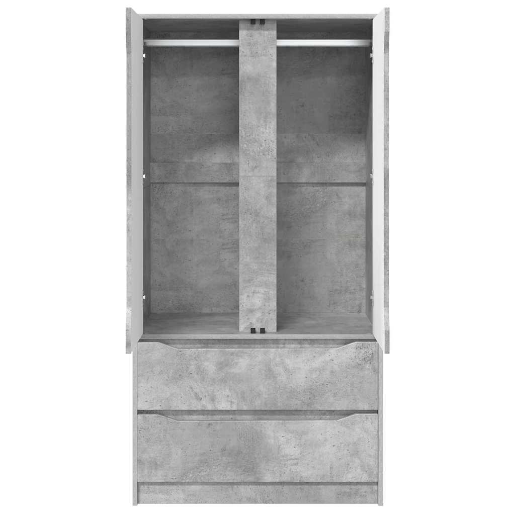 Ormarić Betonsko Siva 79,5 x 49 x 156 cm Konstrukcijsko drvo