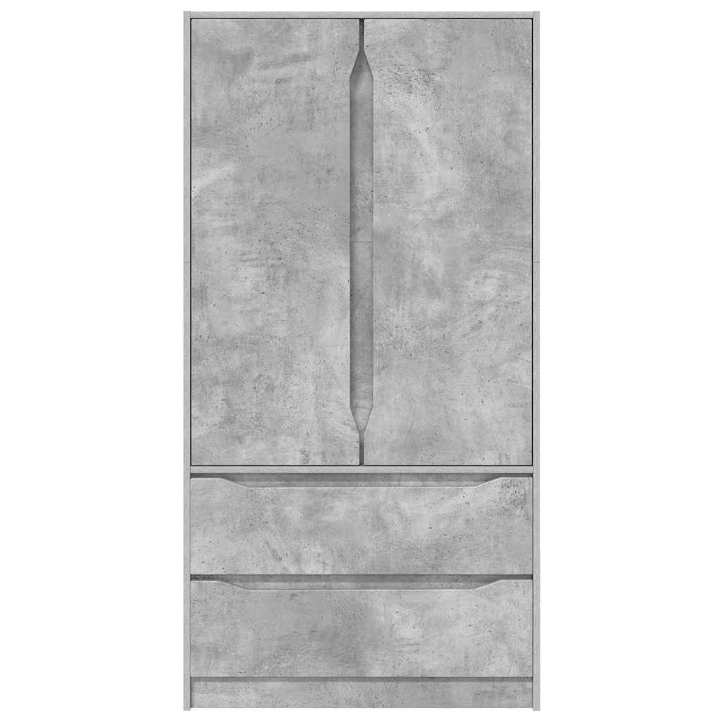 Ormarić Betonsko Siva 79,5 x 49 x 156 cm Konstrukcijsko drvo