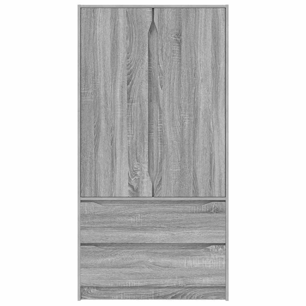 Ormarić Sivi Sonoma 79,5 x 49 x 156 cm Konstrukcijsko drvo