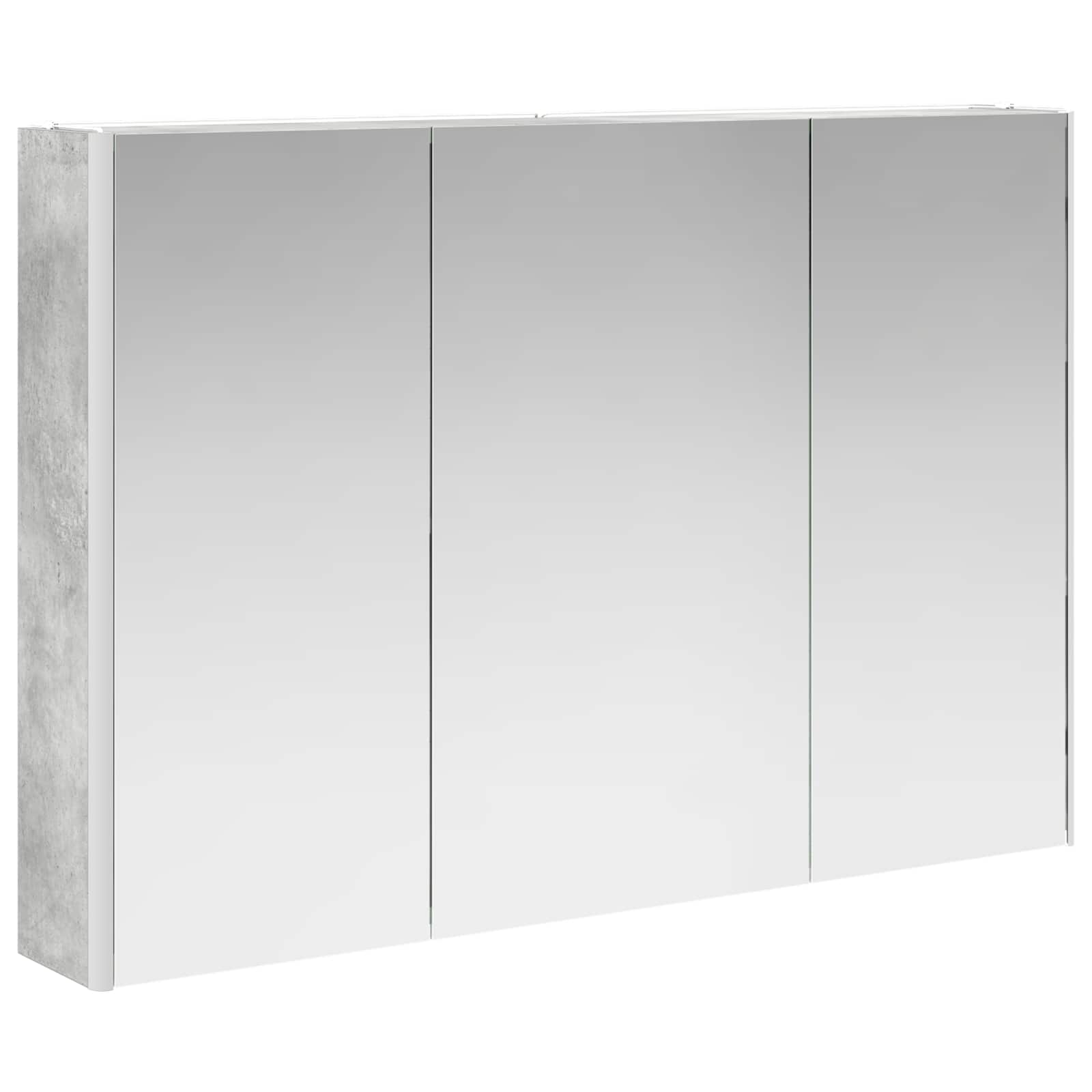 Set ormarića za kupaonicu 4 pcs Betonska siva