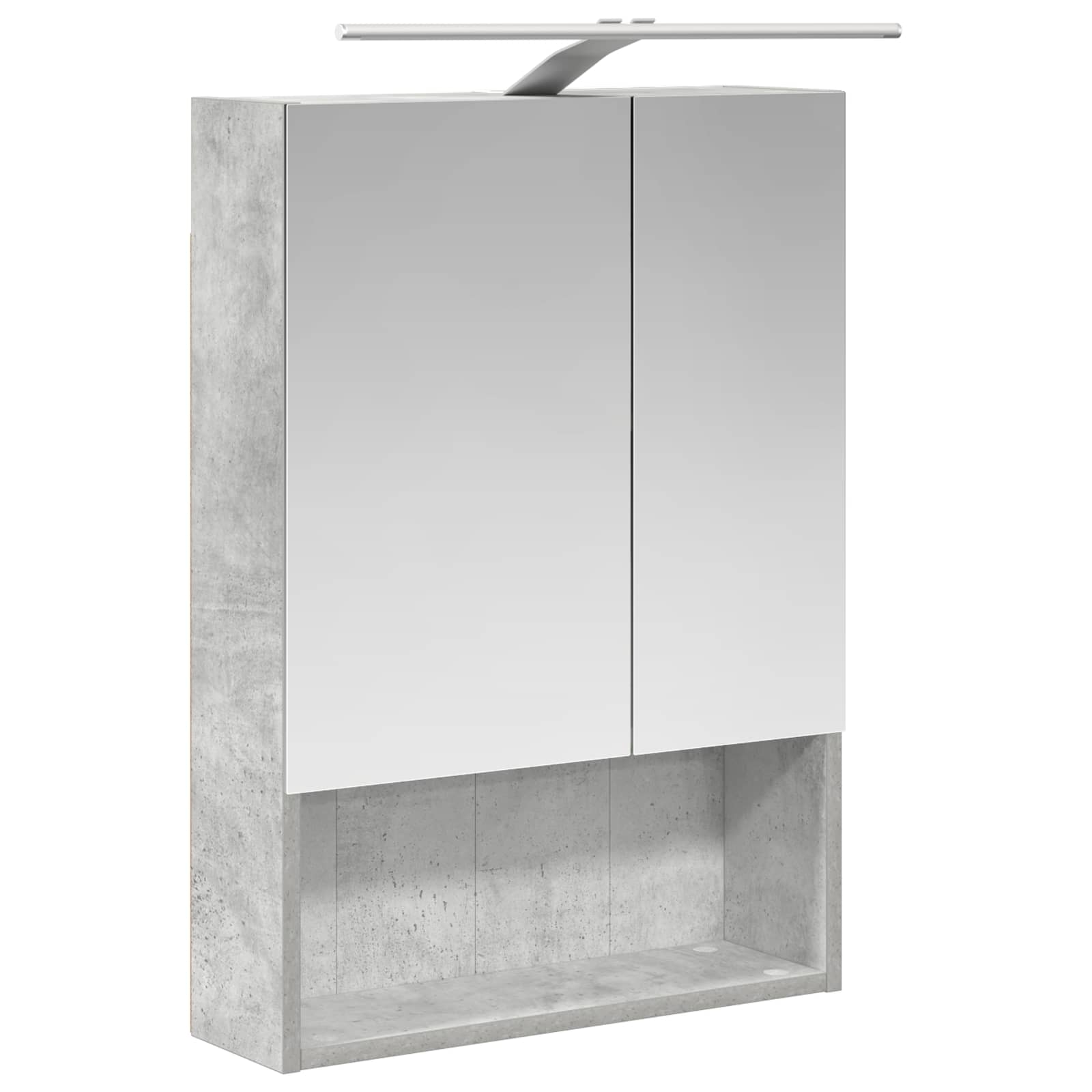 Set ormarića za kupaonicu 5 pcs Betonska siva Konstruirano drvo
