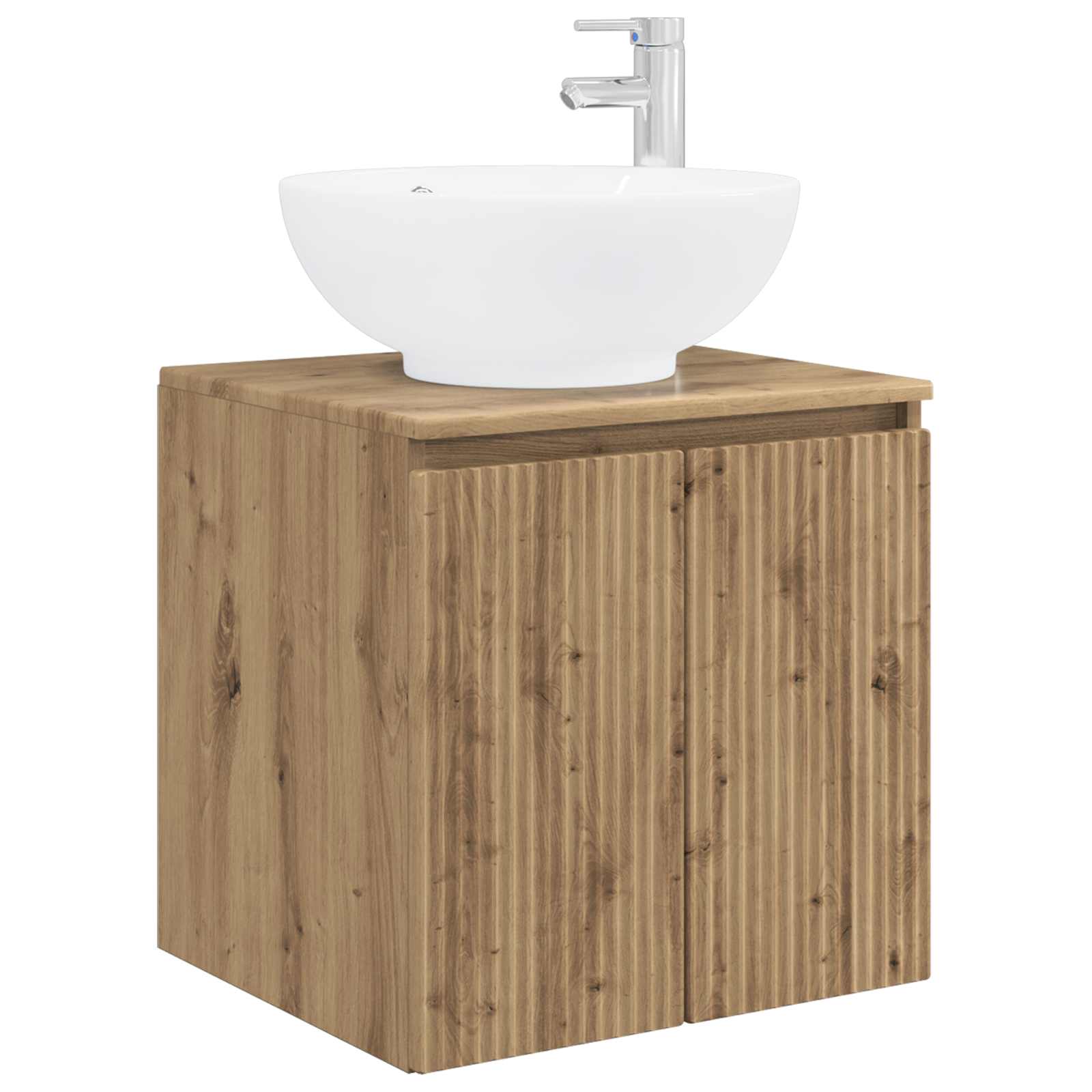 Set ormarića za kupaonicu 5 pcs Hrast artisan Konstruirano drvo