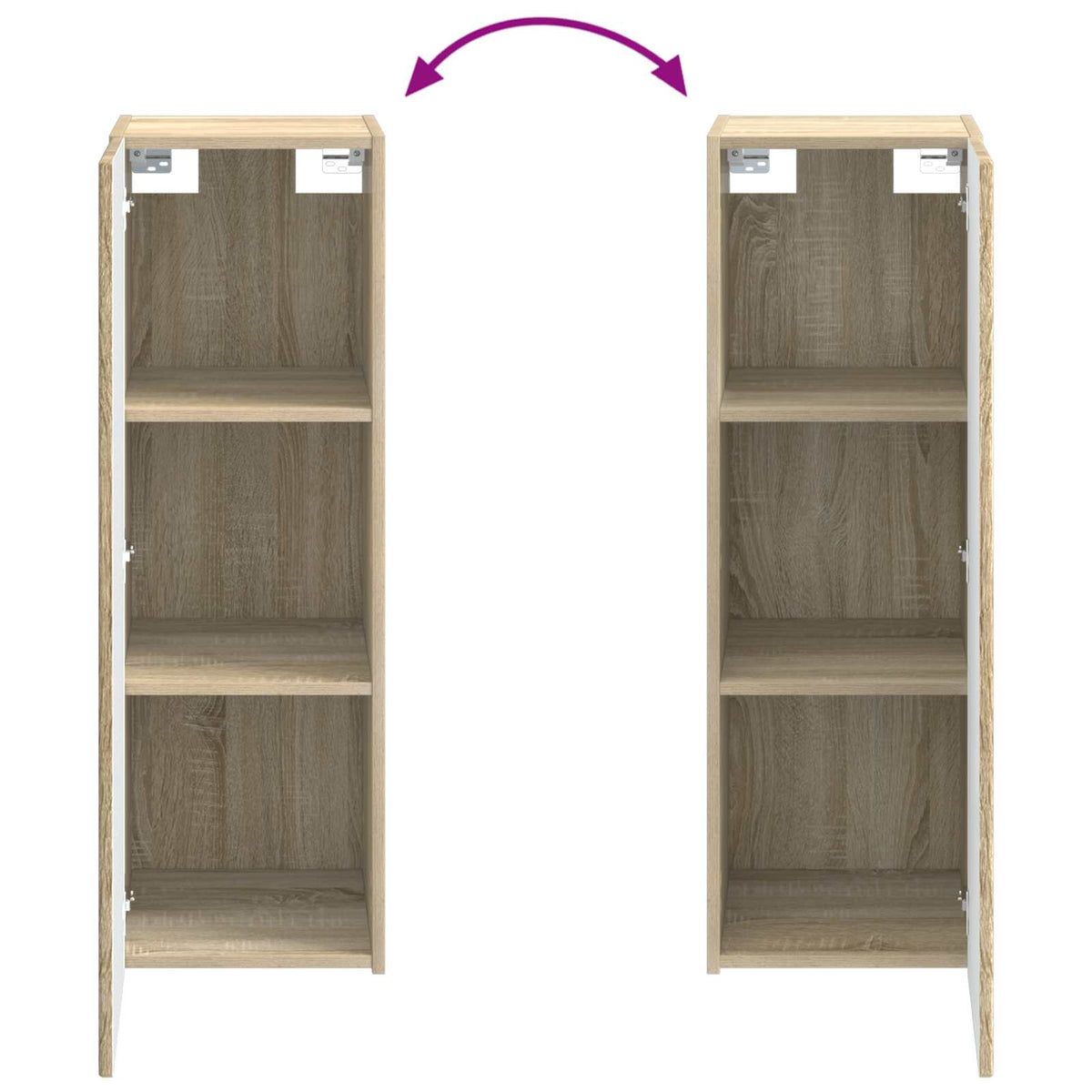 Set namještaja za kupaonicu 6 pcs Hrast sonoma
