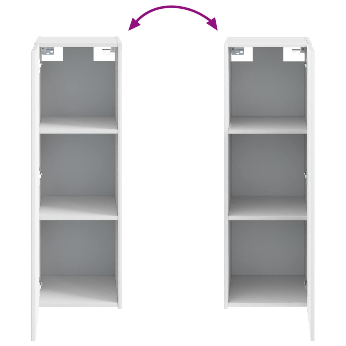 Set namještaja za kupaonicu 6 pcs Bijela