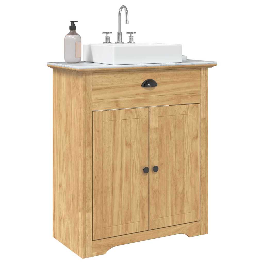 Kupaonski ormar s pohranom BODO Medeno smeđa 70 x 35 x 80 cm