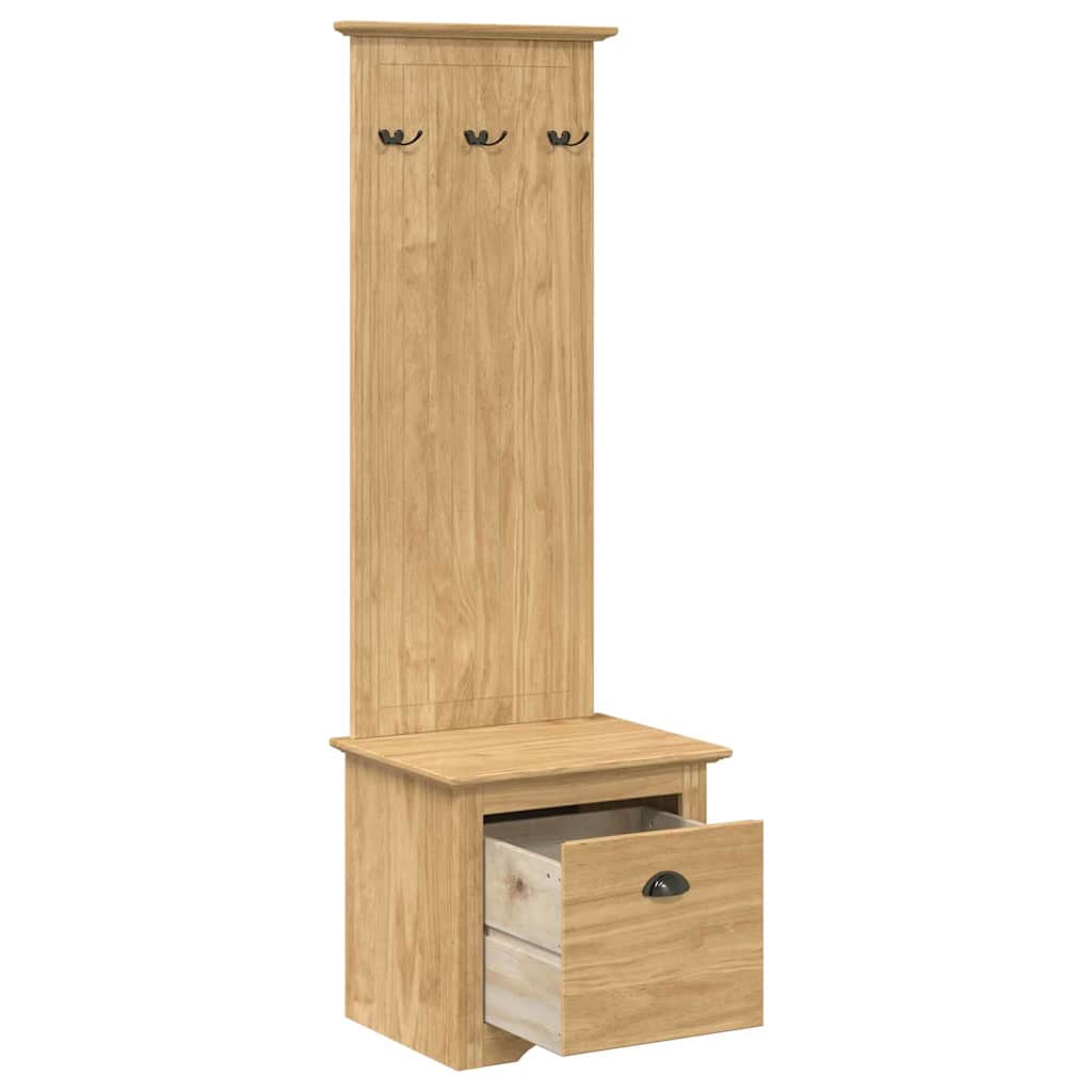 Ormar za hodnik s ladicama BODO Medeno smeđa 50 x 40 x 156,7 cm