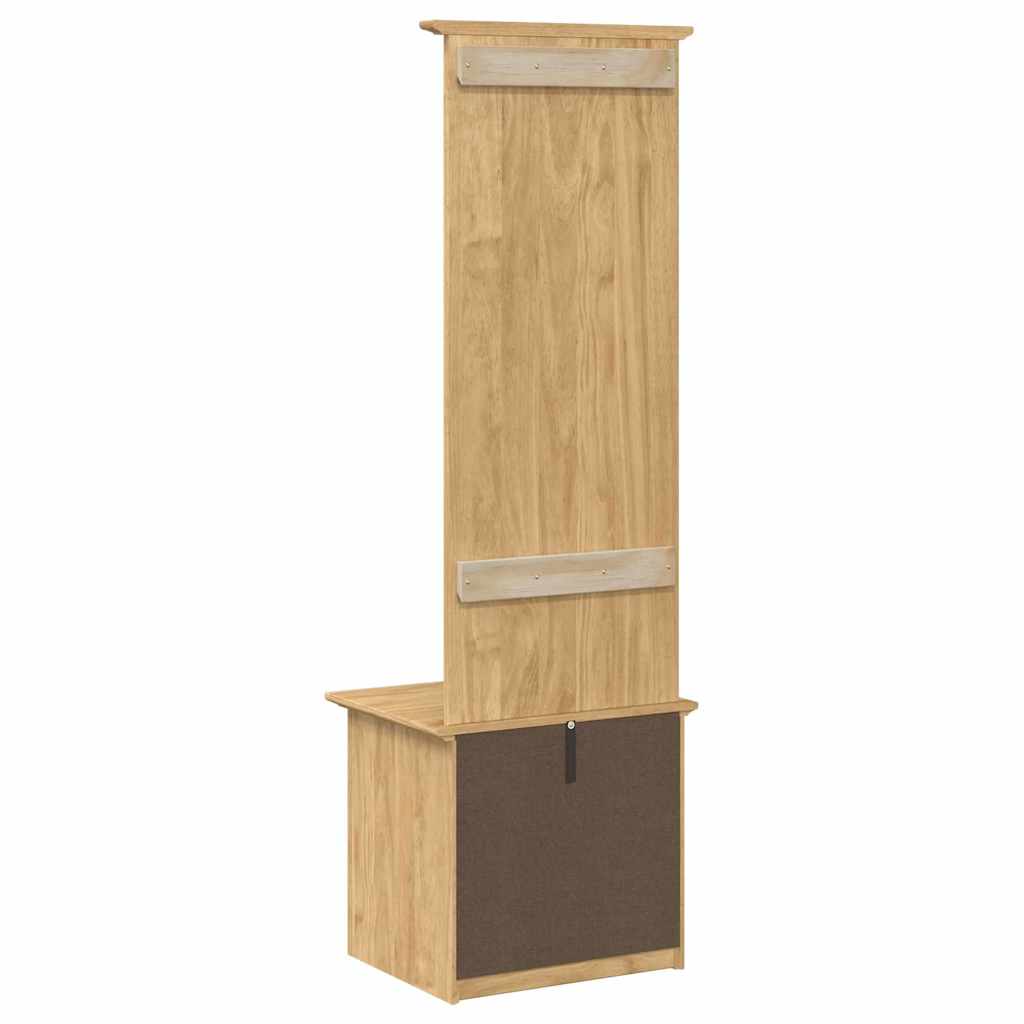Ormar za hodnik s ladicama BODO Medeno smeđa 50 x 40 x 156,7 cm