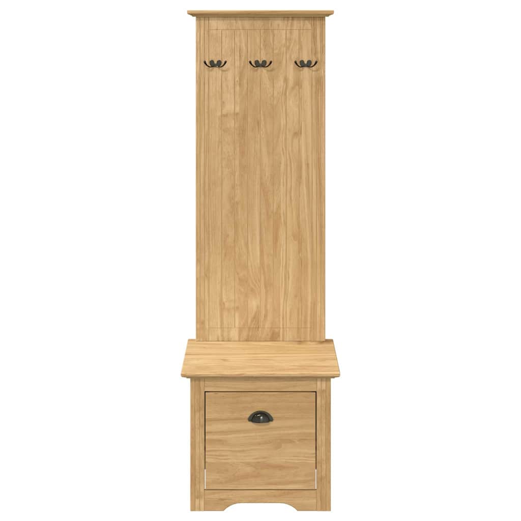 Ormar za hodnik s ladicama BODO Medeno smeđa 50 x 40 x 156,7 cm