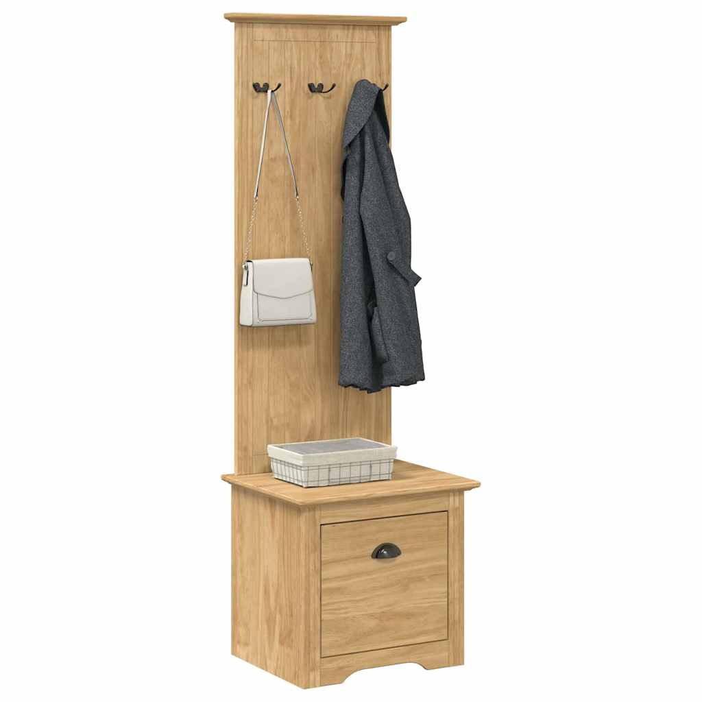 Ormar za hodnik s ladicama BODO Medeno smeđa 50 x 40 x 156,7 cm