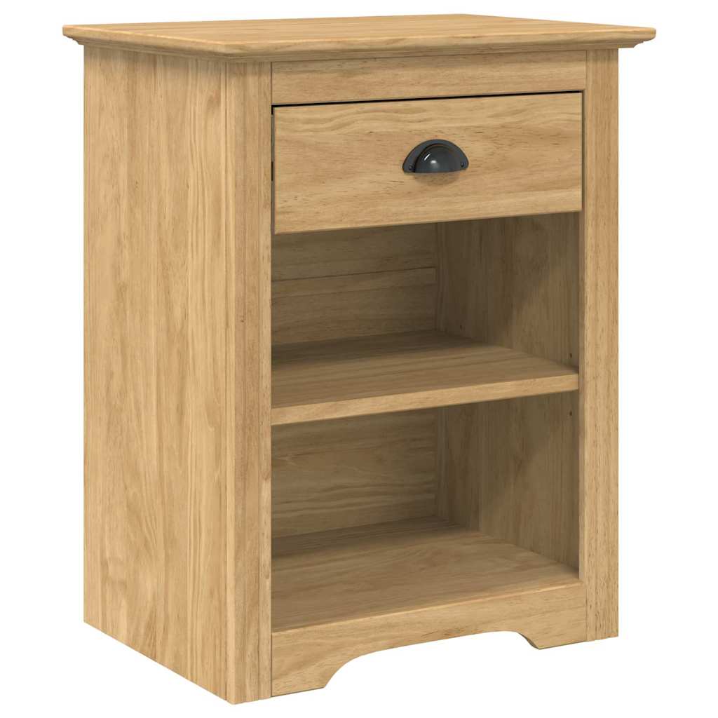Noćni ormar s ladicama BODO Medeno smeđa 53 x 38,5 x 67 cm
