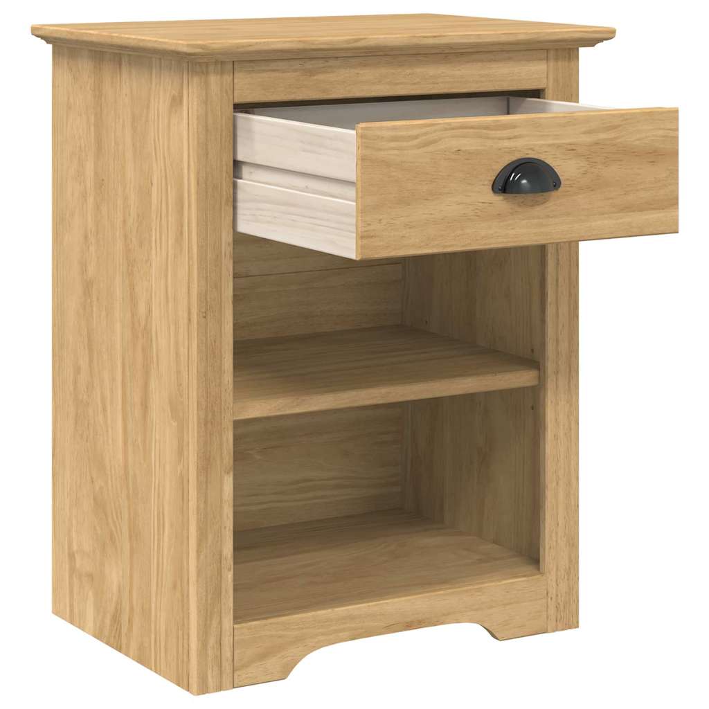 Noćni ormar s ladicama BODO Medeno smeđa 53 x 38,5 x 67 cm