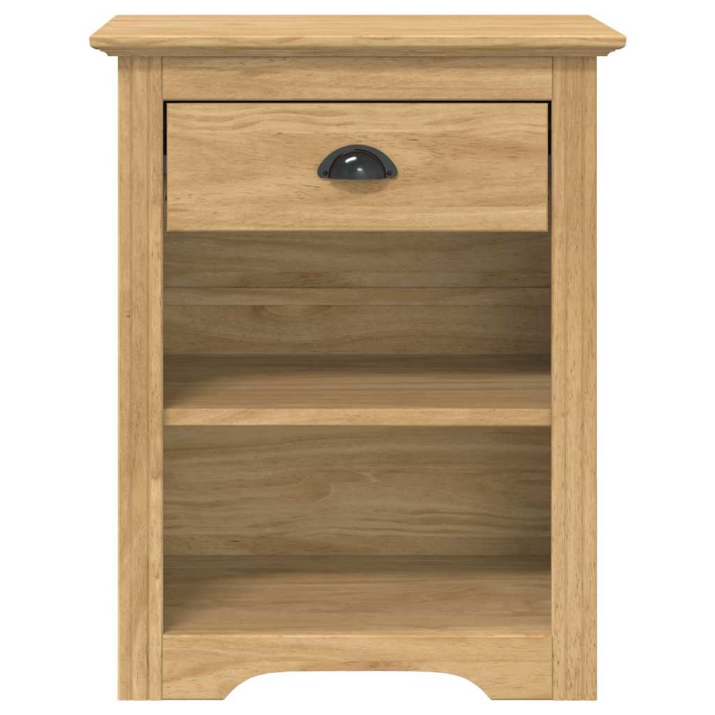Noćni ormar s ladicama BODO Medeno smeđa 53 x 38,5 x 67 cm