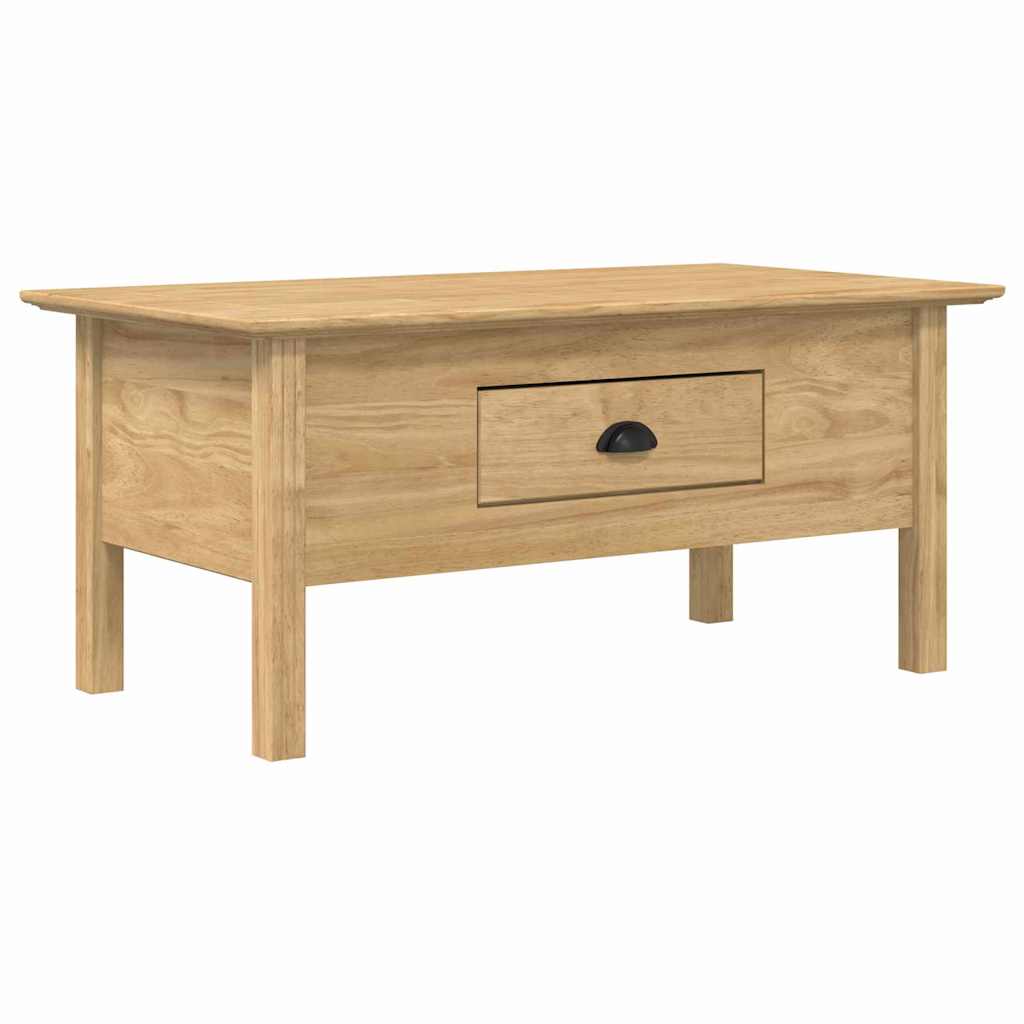 Kava Stol s ladicama BODO Medeno smeđa 100 x 55 x 45,8 cm