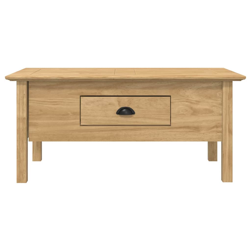 Kava Stol s ladicama BODO Medeno smeđa 100 x 55 x 45,8 cm