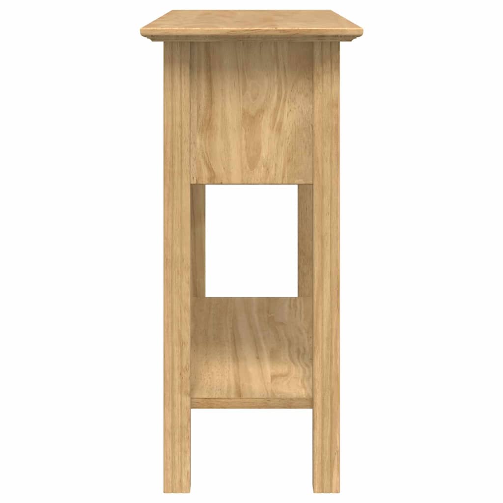 Konzolna stolica s ladicama BODO Medeno smeđa 91 x 34.7 x 74 cm