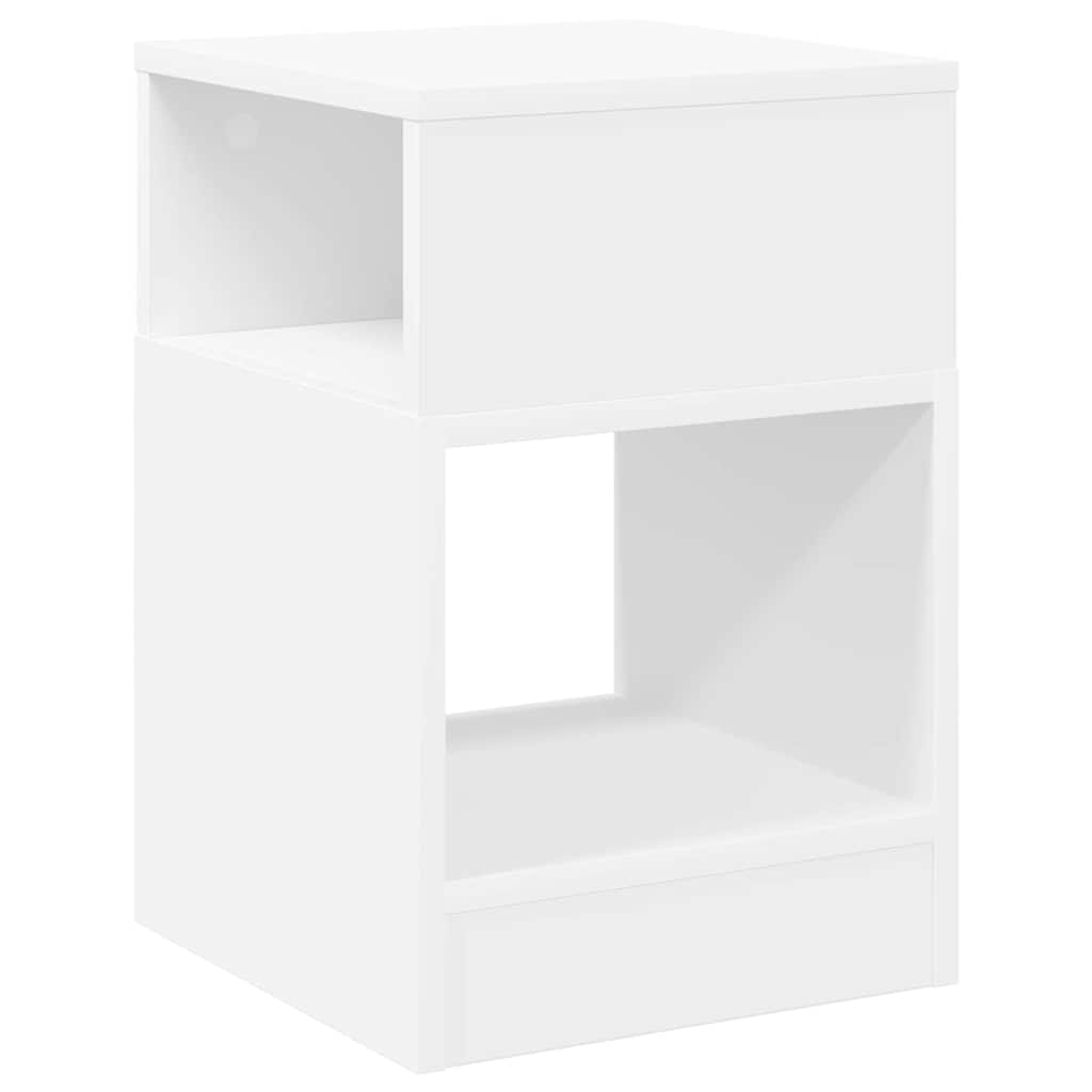 Konačna Stolić Bijelo 30,5 x 30 x 45 cm Konstruirano drvo