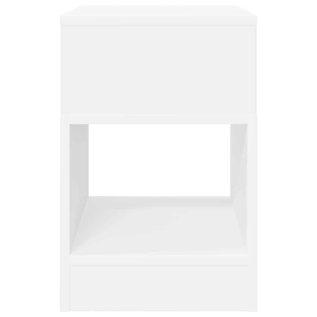 Konačna Stolić 2 pcs Bijelo 30,5 x 30 x 45 cm Konstruirano drvo