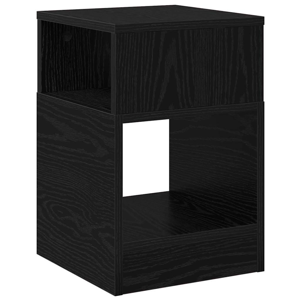 Konačna Stolić Crni hrast 30,5 x 30 x 45 cm Konstruirano drvo